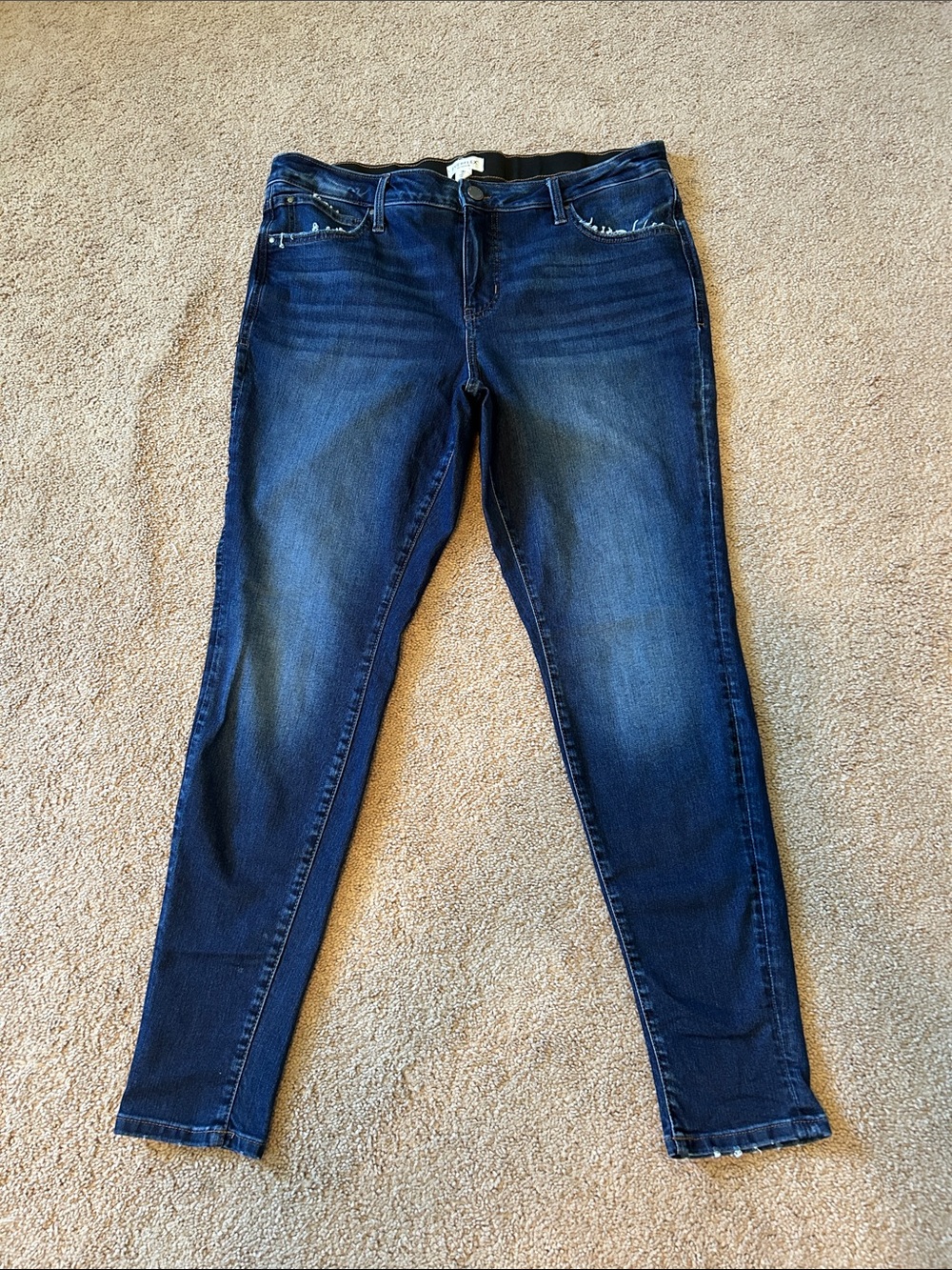 Maurices Dark Blue Skinny Jeans